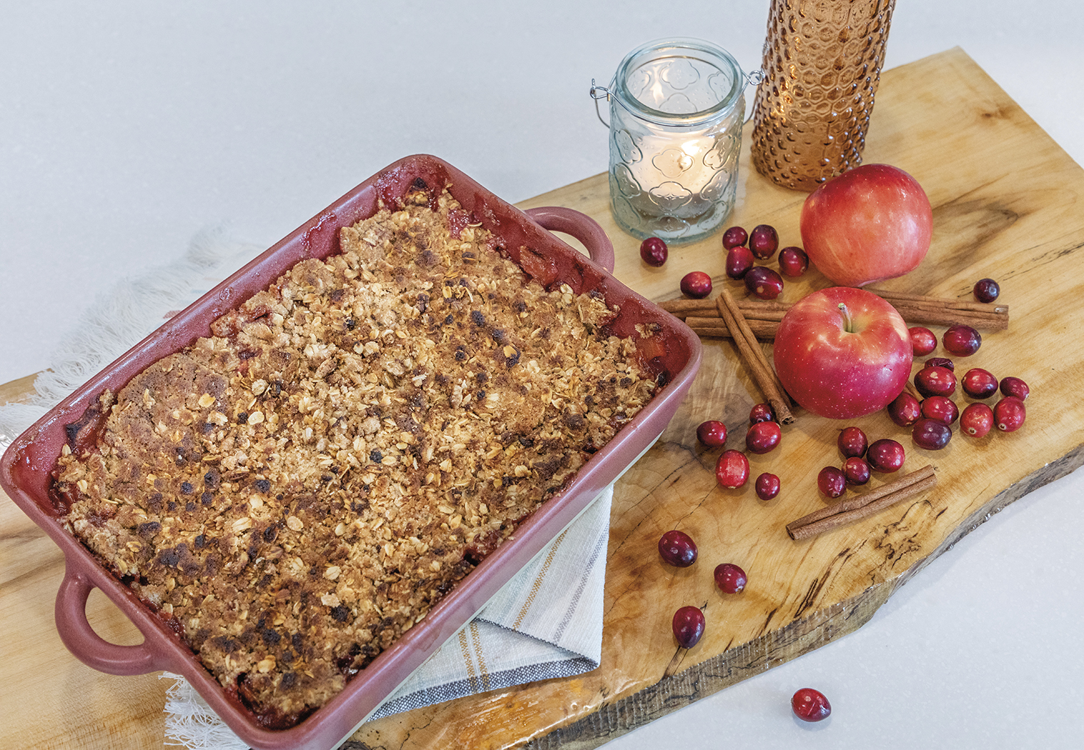 Apple Cranberry Crisp