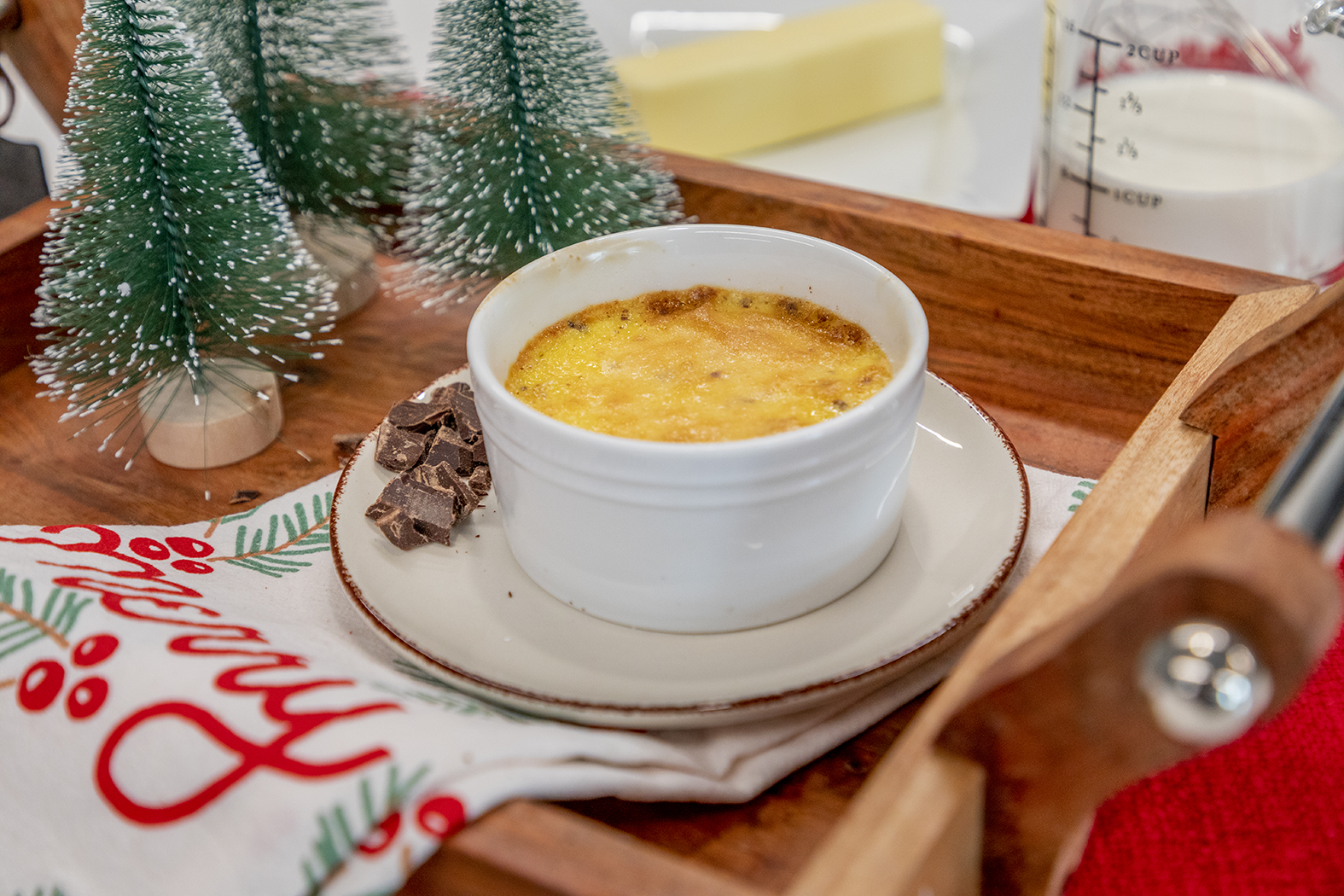 Crème Brulée With Chocolate