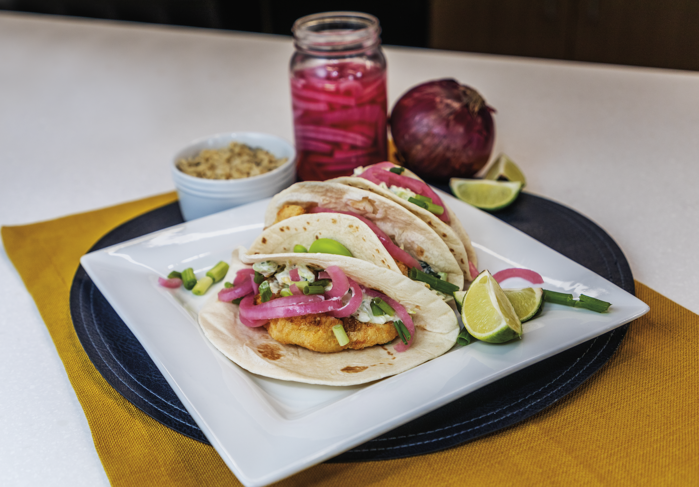 WALLEYE AIR-FRYER TACOS