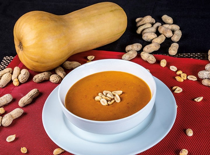 Slow-cooker Thai Butternut Squash Peanut Soup