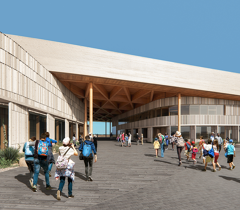 Presidential Library rendering