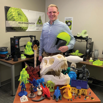 John Olhoft, who received his Bachelor of Science degree in agricultural and biosystems engineering from North Dakota State University, is now the president of Fargo’s LulzBot and its parent company, FAME 3D.