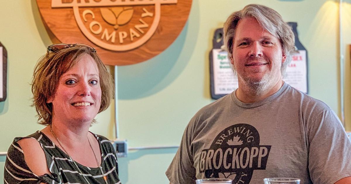 Nicki and Scott Brockopp turned their homebrewing hobby into a hometown business earlier this year, opening Brockopp Brewing in January on Valley City’s Main Street, thanks in part to financial assistance received through a partnership of the Rural Development Finance Corporation and their local economic development corporation.
