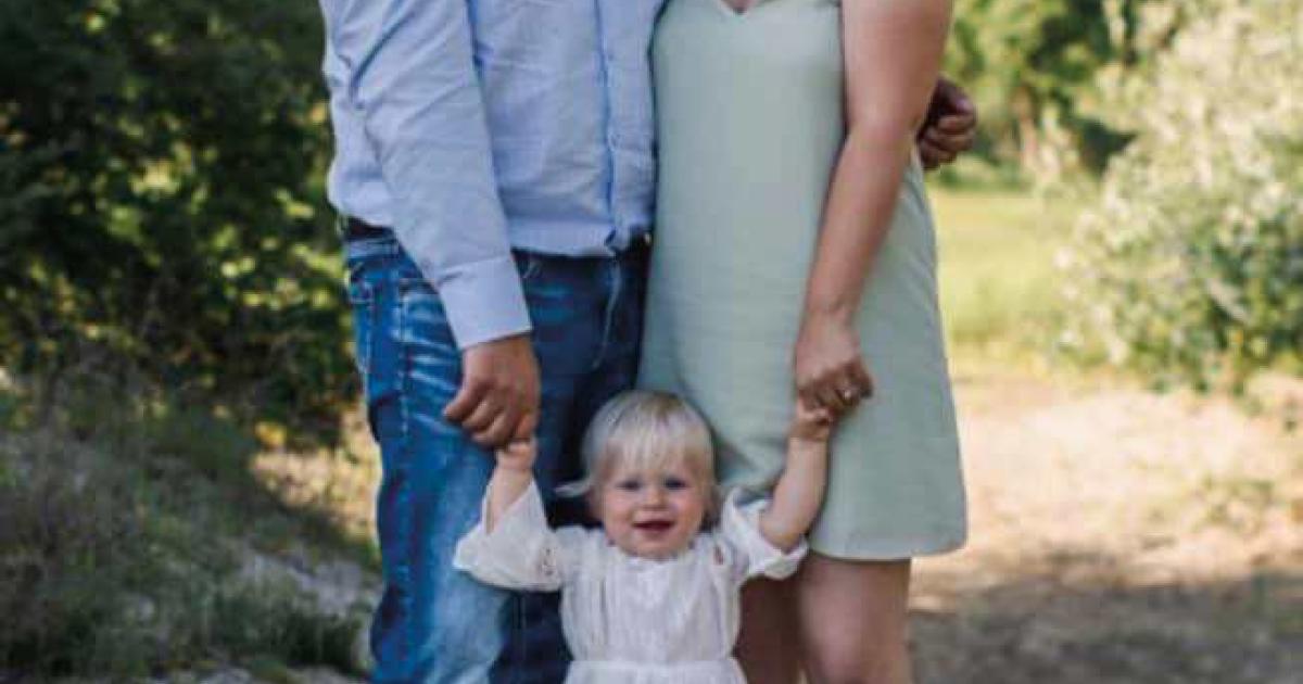 Wayne, Lisa and Kaydence Rossow. Courtesy Photos