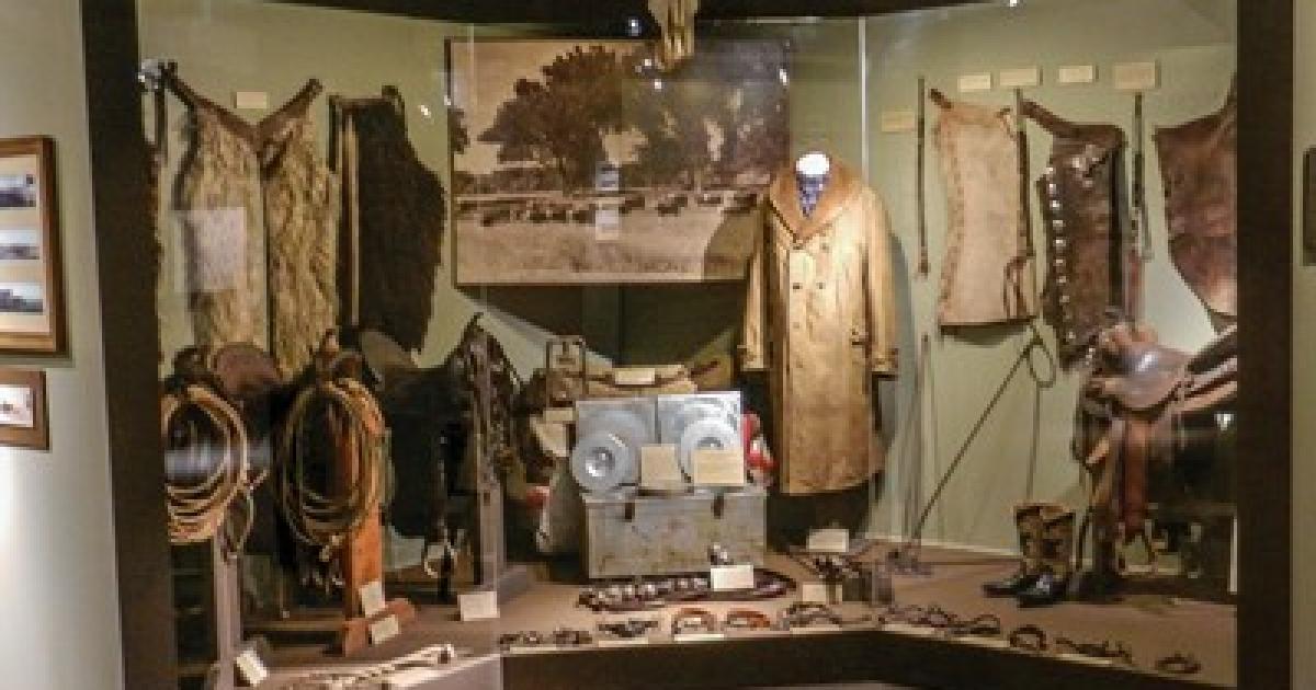 This prehistoric Triceratops cast fossil display is a major exhibit at the Pioneer Trails Regional Museum in Bowman. COURTESY PHOTOS