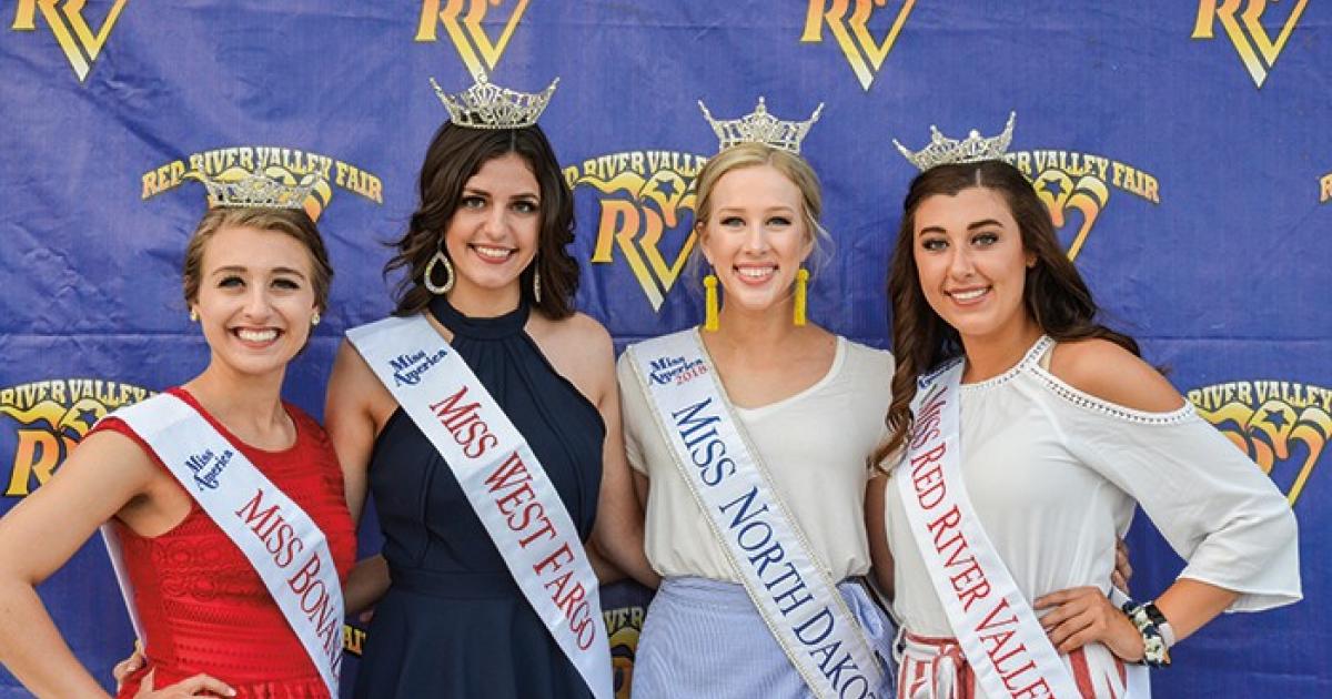 Another highlight of the Red River Valley Fair will be the selection of Miss Red River Valley Fair at 4 p.m. Saturday, July 13, at the Foltz Special Events Center on the fairgrounds. Miss Red River Valley Fair 2019 is Grace Ward, right, a Fargo native attending North Dakota State University. Courtesy Photo