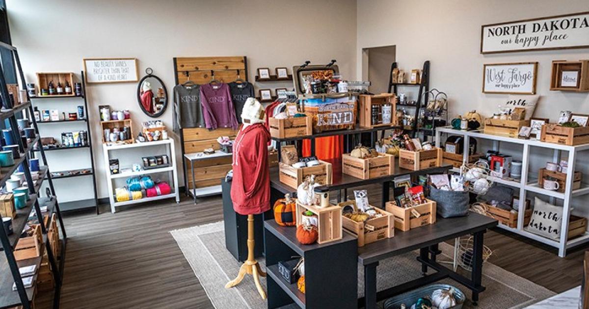 Grateful Cratefulls’ storefront located at 300 Sheyenne St. in West Fargo.