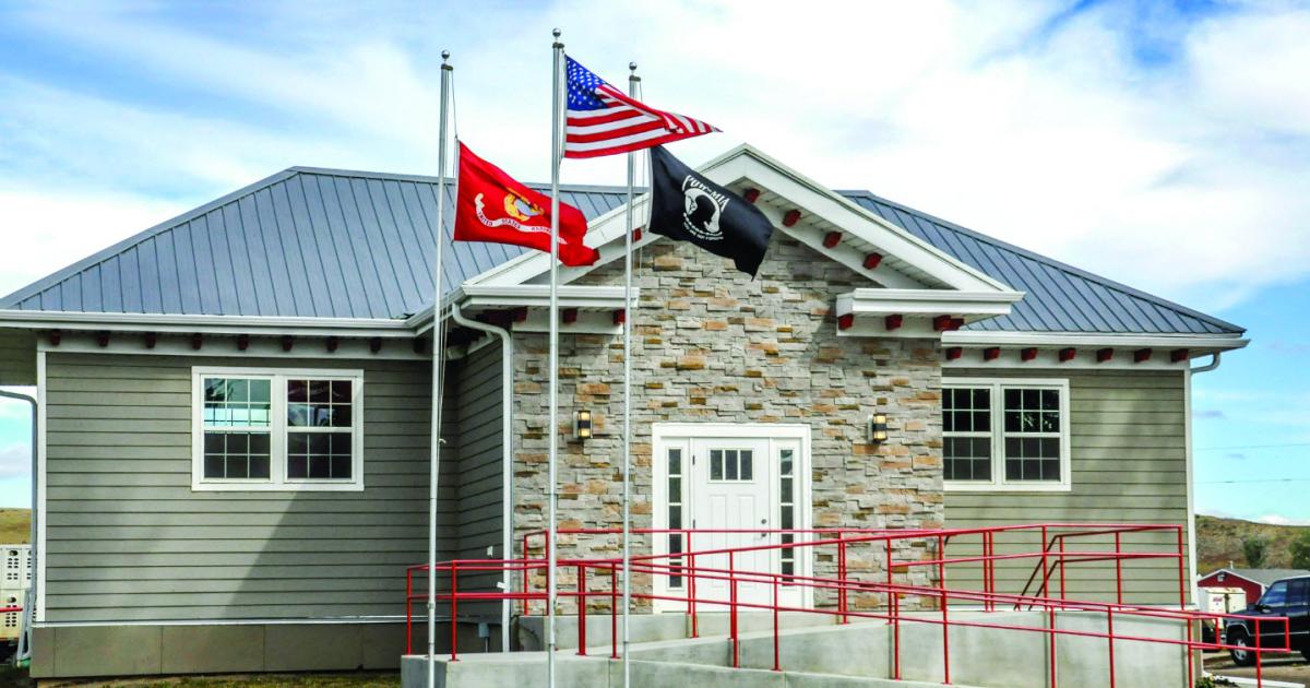 Dakota Leathernecks open Marine House, west of Mandan.