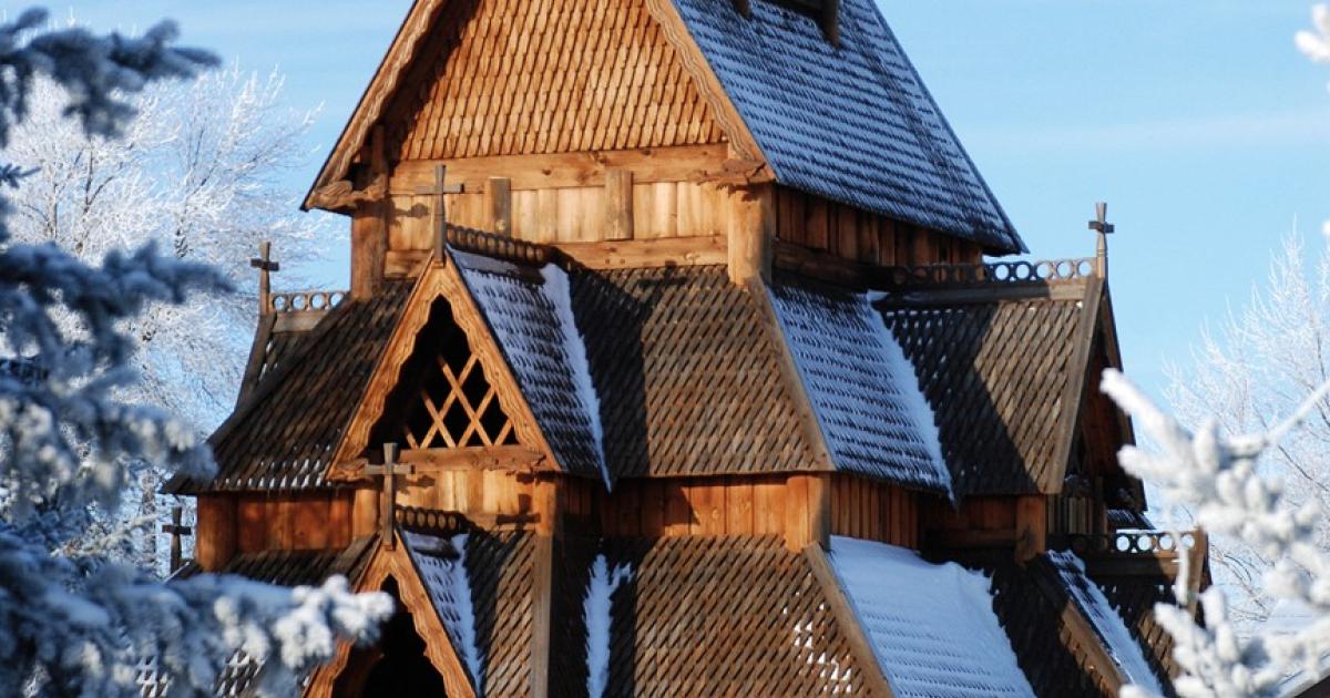 Gol Stave Church at Scandinavian Heritage Park Photo by Geof Wilson