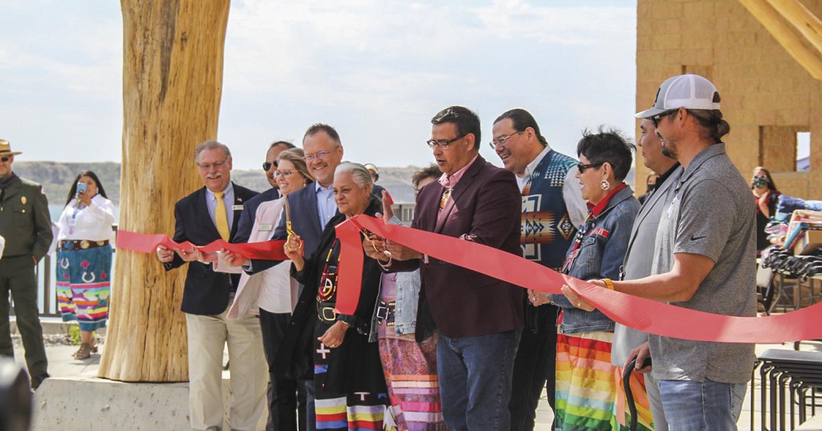 MHA Nation Interpretive Center ribbon cutting
