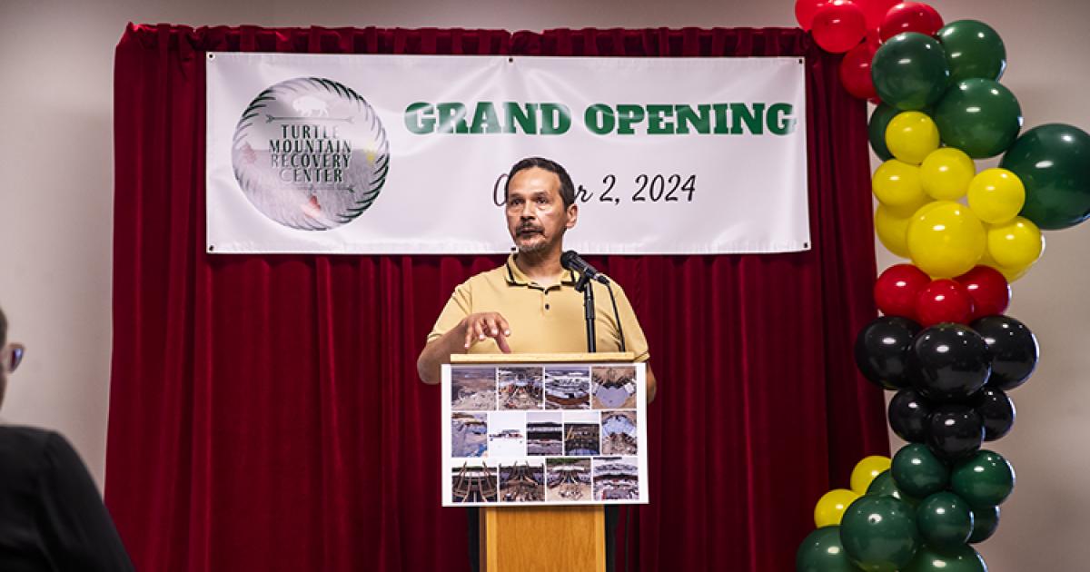 Turtle Mountain Recovery Center Vice President Robert Upton