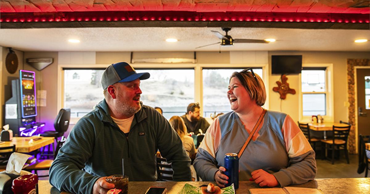 Hondo's Hideaway regulars Nathan Helgeson and Haley Inczauskis