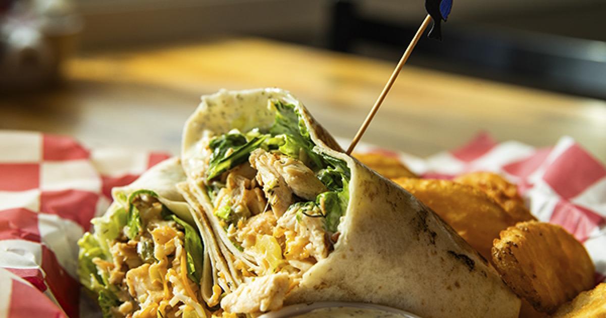 The Chickle Wrap with Dill Pickle Aioli
