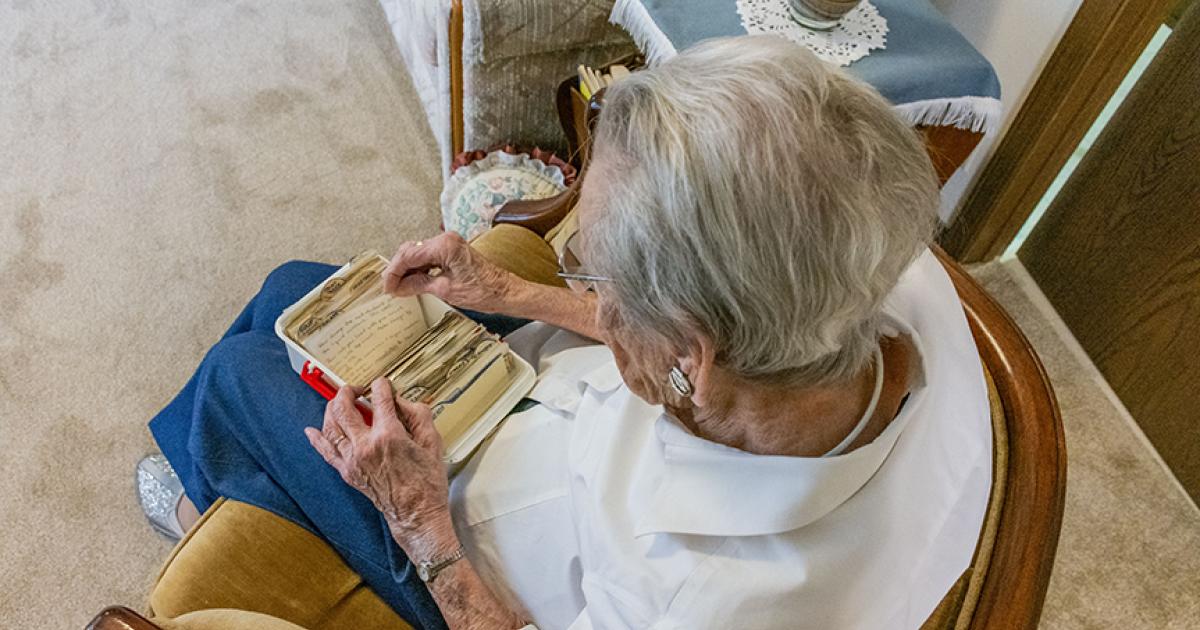 104-year-old Ruth Iversen