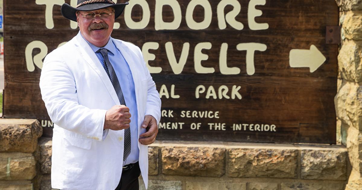 Medora’s Theodore Roosevelt reprisor Joe Weigand