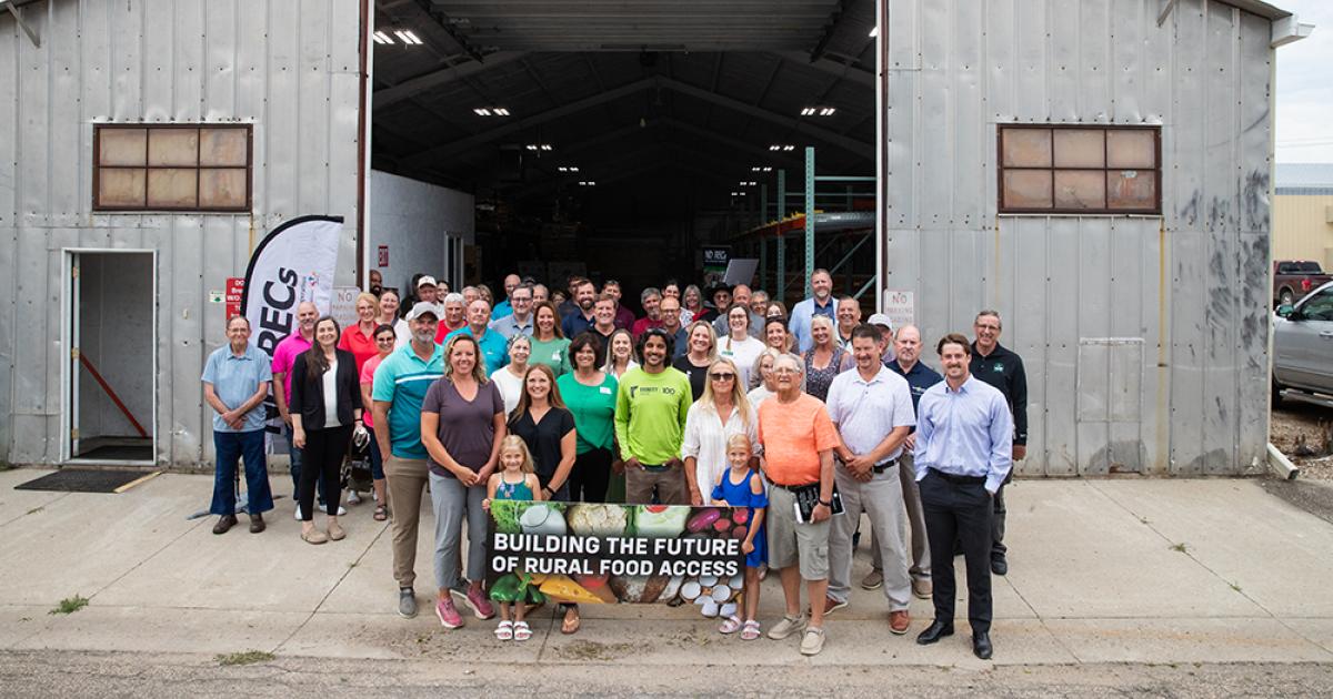 Velva food hub open house