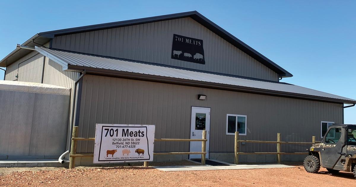 701 Meats is located 10 miles north and 3 miles west of South Heart.