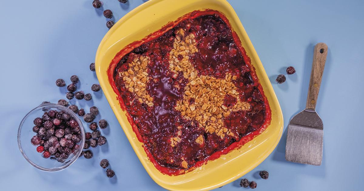 Juneberry Crumble