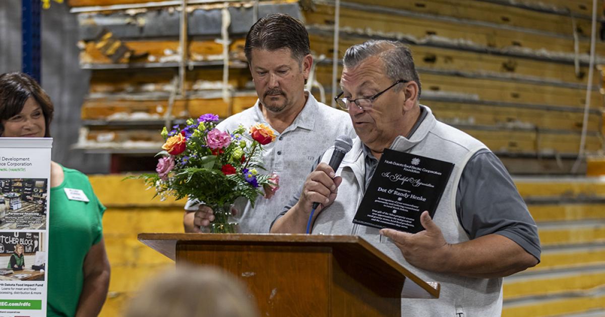 Velva food hub open house