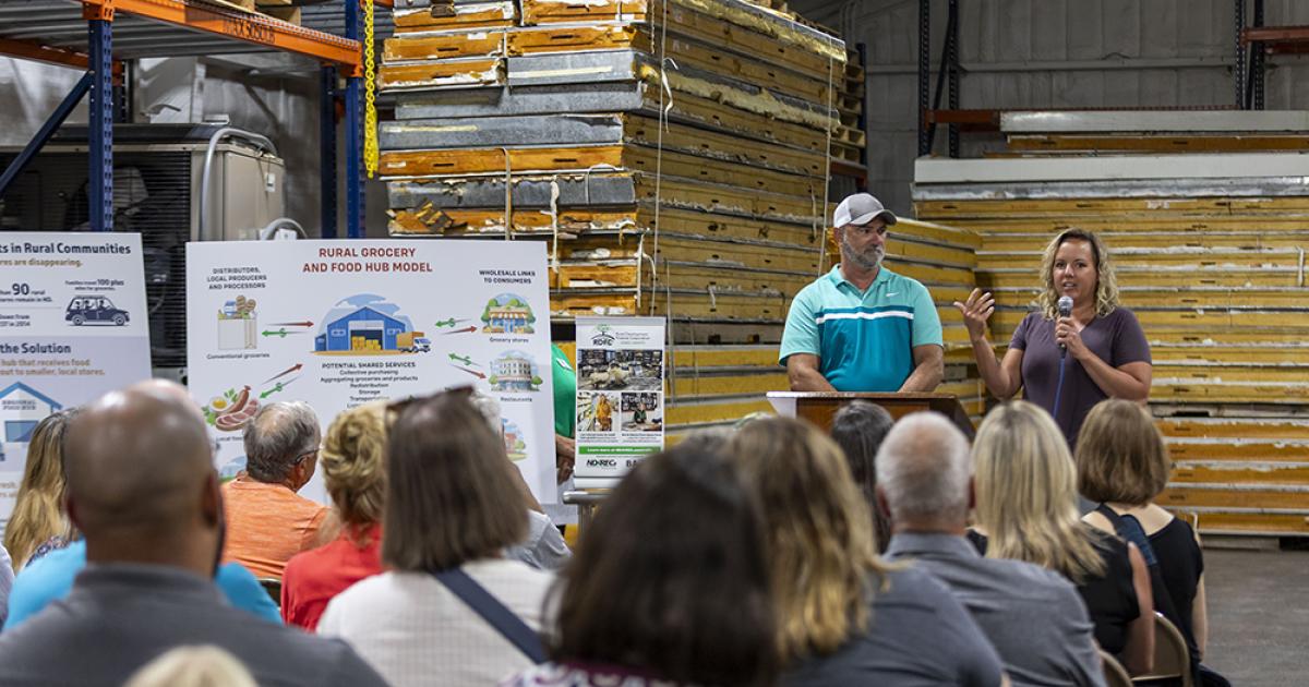 Velva food hub open house