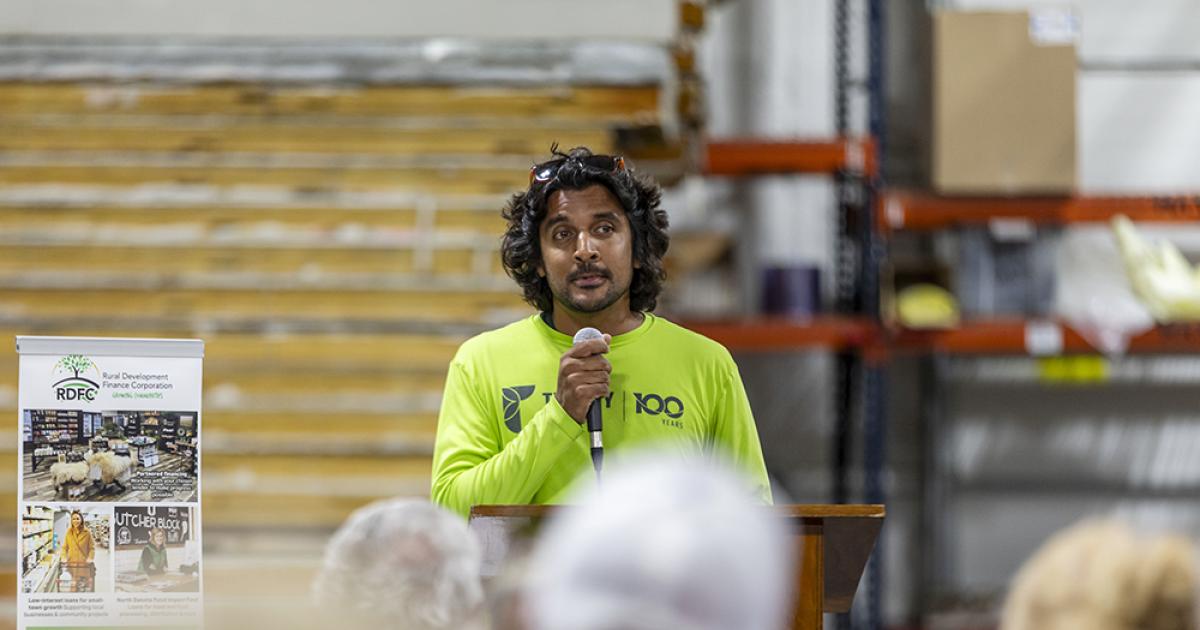 Velva food hub open house