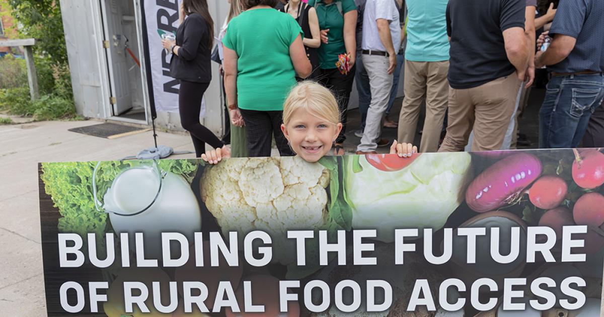 Velva food hub open house