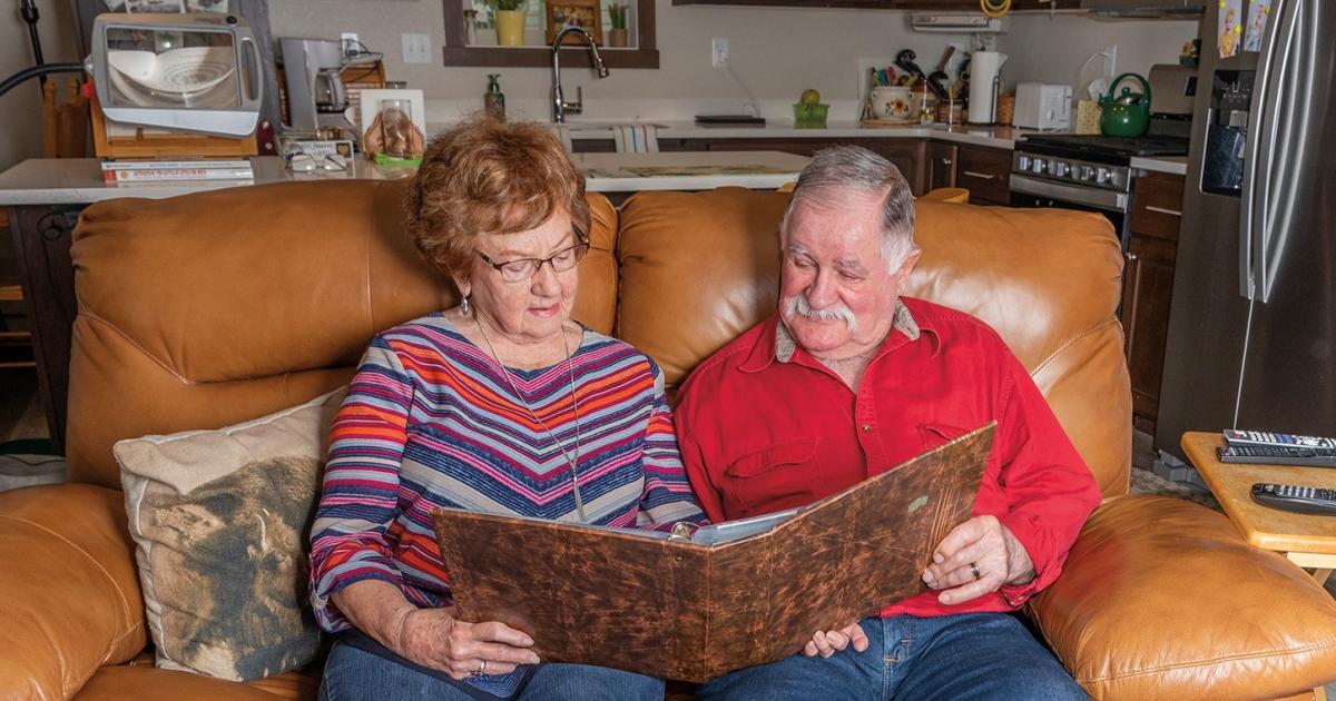 Dave and Lil Sylvester reflect on memories from their time in Hankinson. PhotoS by NDAREC/Liza Kessel