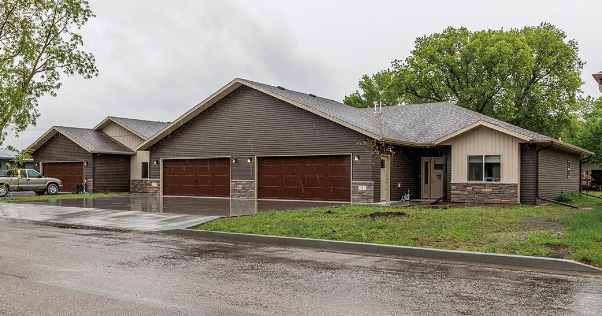 Seeing a need for senior housing, the Hankinson Housing Authority constructed an ADA-compliant triplex rental unit for moderate-income renters. Completed in 2020, the Willows has given new and existing residents a place to call home.