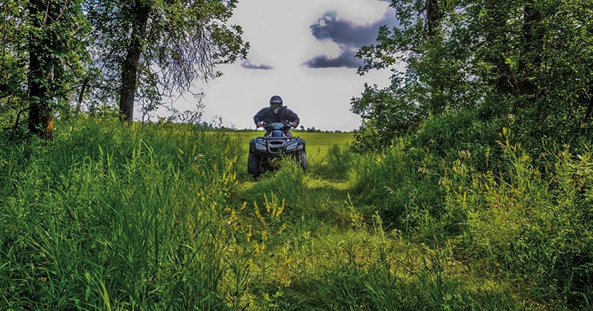 ATV ride, Pembina Gorge PHOTO COURTESY NORTH DAKOTA TOURISM