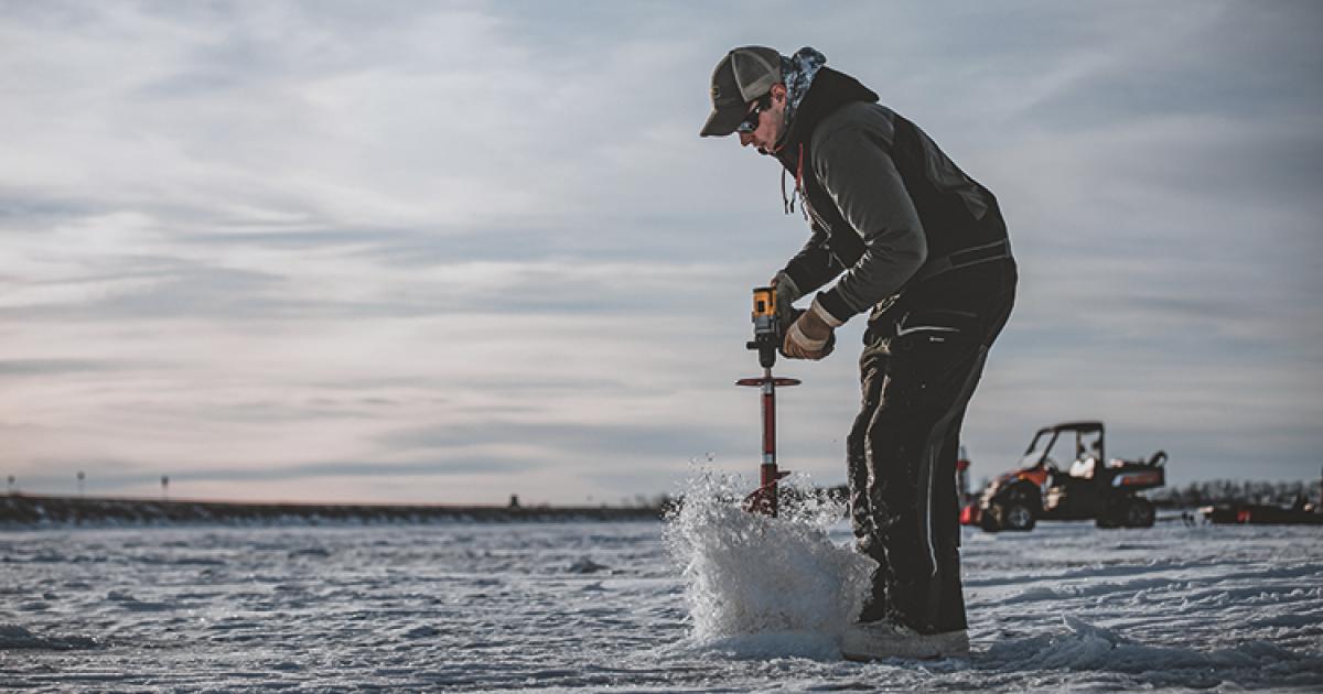ice fishing