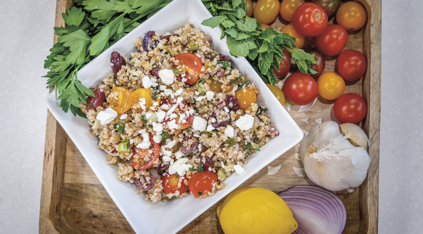 Mediterranean Bulgur Wheat Salad