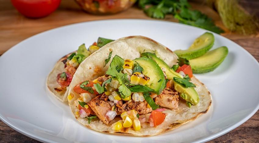 Smoky Pork Tenderloin Tacos with Grilled Corn Salsa