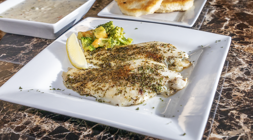 Baked catfish