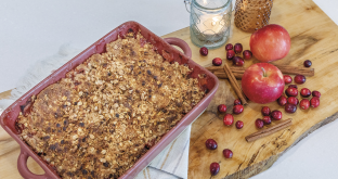 Apple Cranberry Crisp