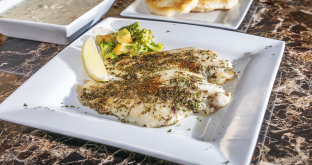 Baked catfish